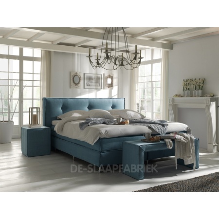 boxspring Lofta Superior blauw De-Slaapfabriek