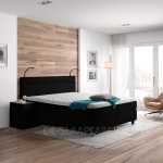 boxspring Oregon zwart De-Slaapfabriek