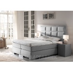 boxspring Fiero lichtgrijs De-Slaapfabriek