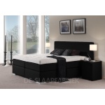 boxspring Washington zwart De-Slaapfabriek