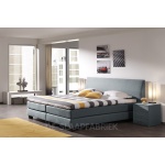 boxspring Monza lichtgrijs De-Slaapfabriek