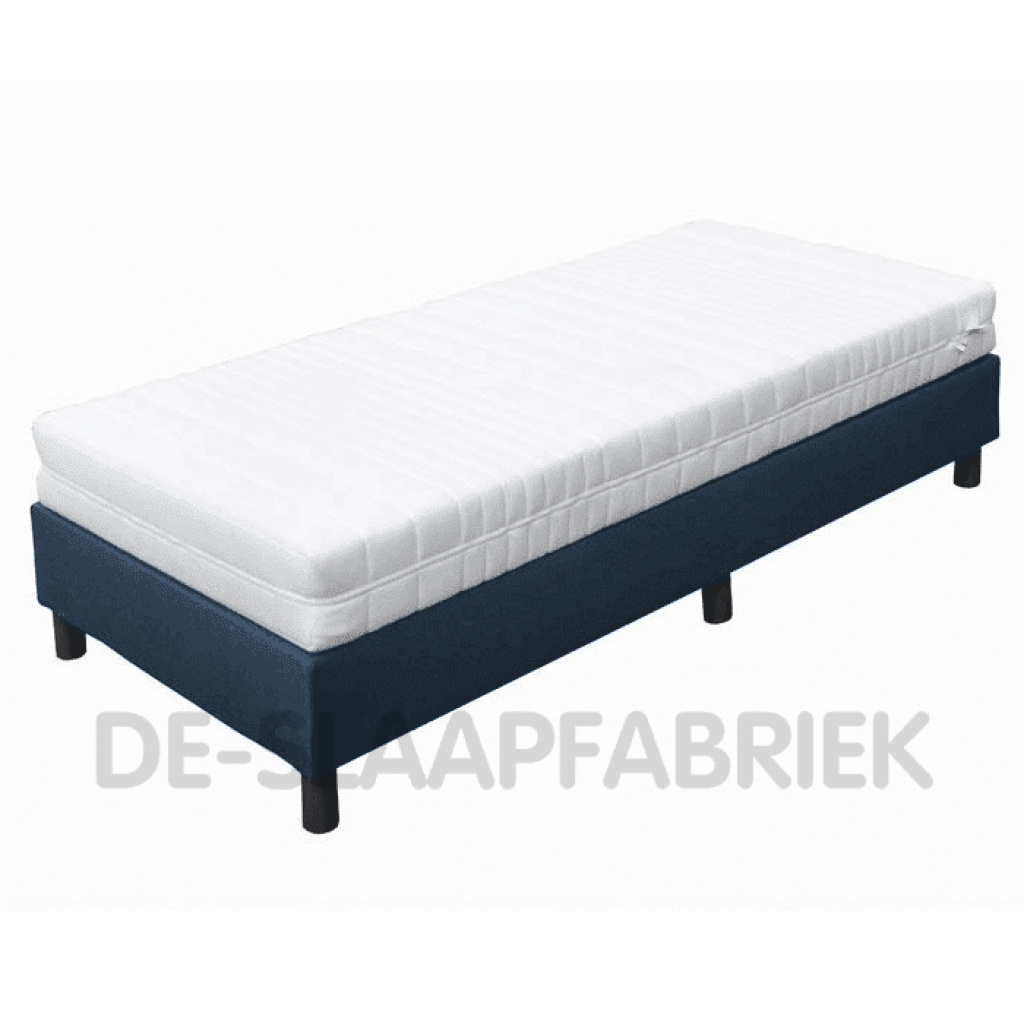 Boxspring 1-persoons Fabbrica Blauw De-Slaapfabriek