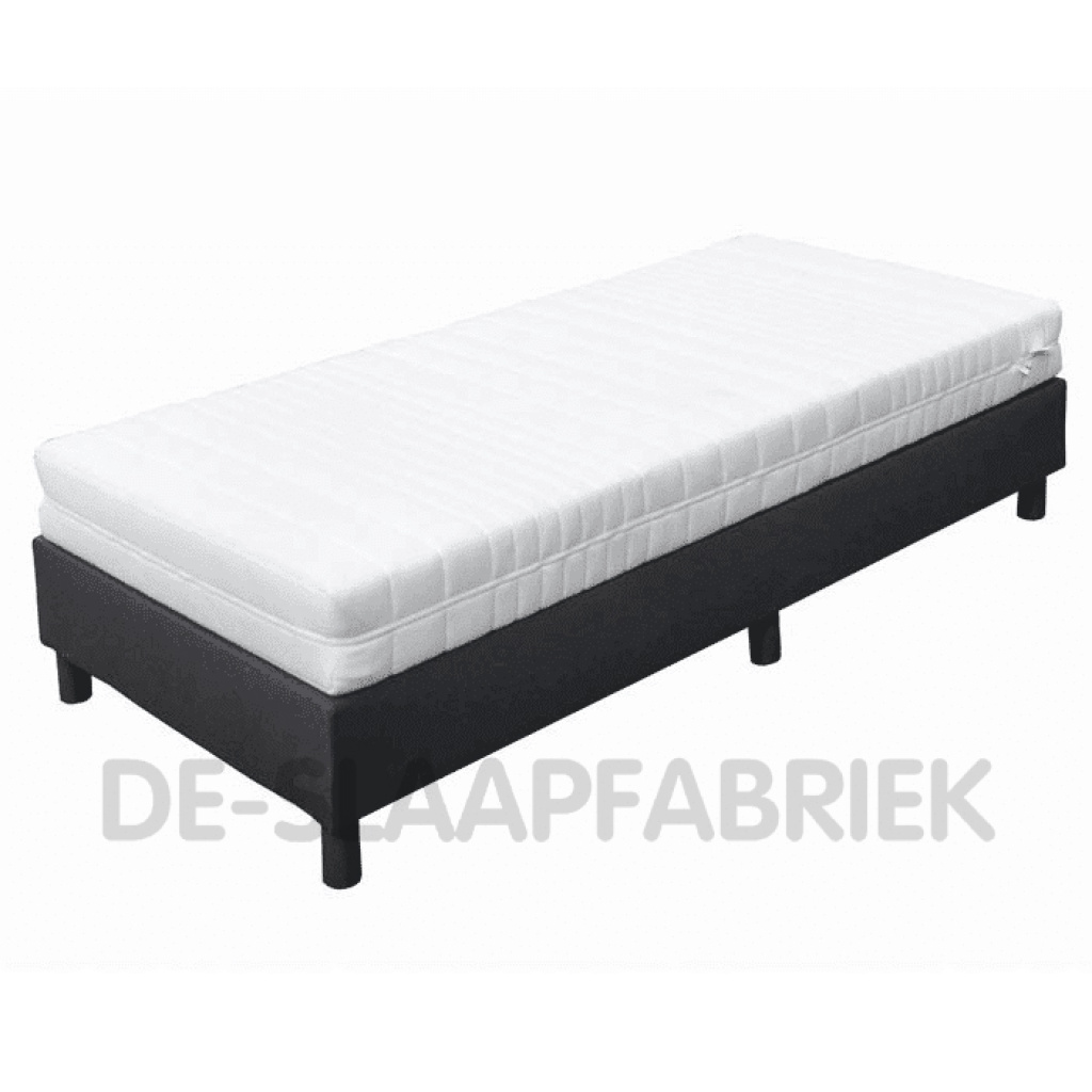 Boxspring 1-persoons Perfetto Antraciet De-Slaapfabriek