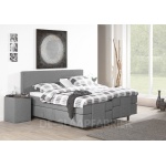 Boxspring Washington Electro lichtgrijs De-Slaapfabriek
