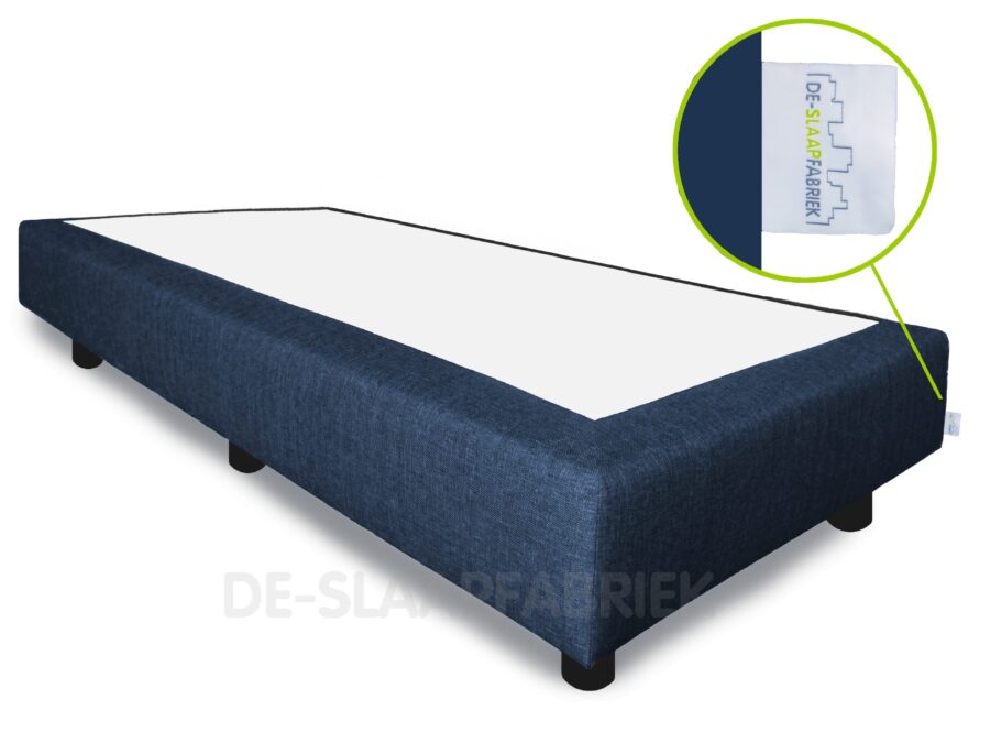 Boxspring zonder matras Letto Speciale De-Slaapfabriek Blauw