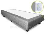 Boxspring zonder matras Letto Speciale De-Slaapfabriek Grijs
