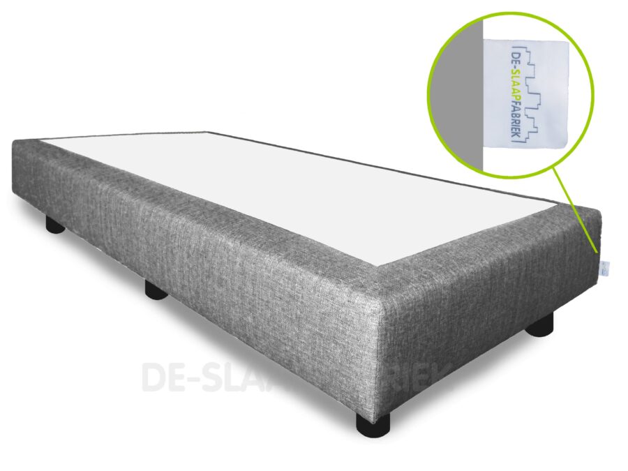 Boxspring zonder matras Letto Speciale De-Slaapfabriek Grijs