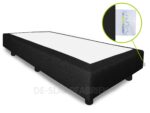 Boxspring zonder matras Letto Speciale De-Slaapfabriek Zwart