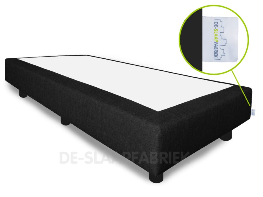 Boxspring zonder matras Letto Speciale De-Slaapfabriek Zwart