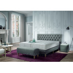 boxspring Captur lichtgrijs De-Slaapfabriek