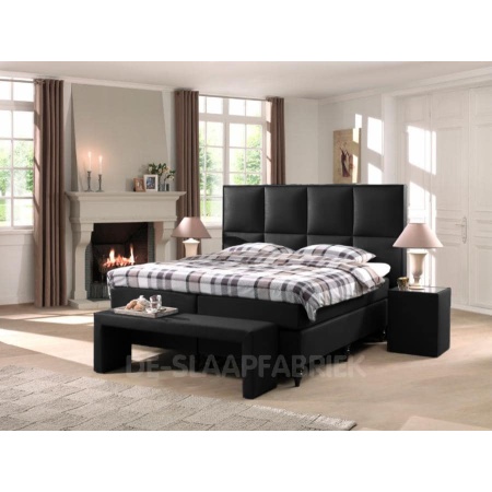 boxspring Carrera antraciet De-Slaapfabriek