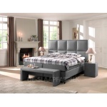boxspring Carrera lichtgrijs De-Slaapfabriek
