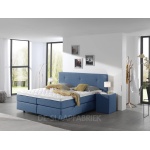 boxspring Portland blauw De-Slaapfabriek