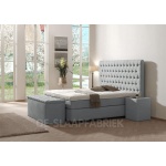 boxspring Barone Superior lichtgrijs De-Slaapfabriek