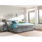 boxspring Provincia Electro lichtgrijs De-Slaapfabriek