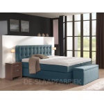 boxspring Capitonata blauw De-Slaapfabriek