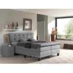 boxspring Toscane lichtgrijs De-Slaapfabriek