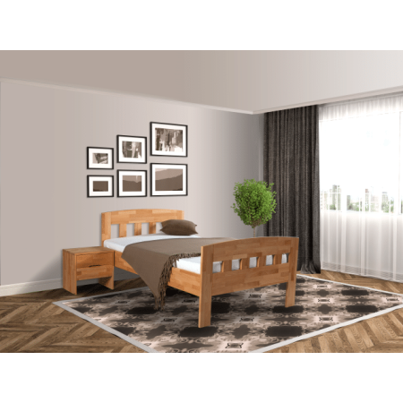 Senioren bed comfort compleet beuken De-Slaapfabriek