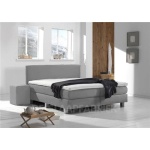 boxspring Celeste lichtgrijs De-Slaapfabriek