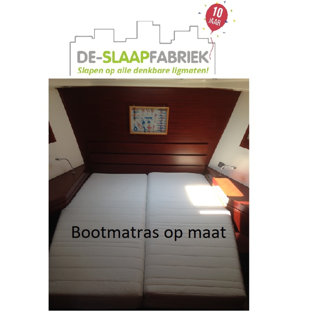 Boot matras op maat De-Slaapfabriek