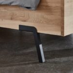 Eiken bed Rough poten skate De-Slaapfabriek