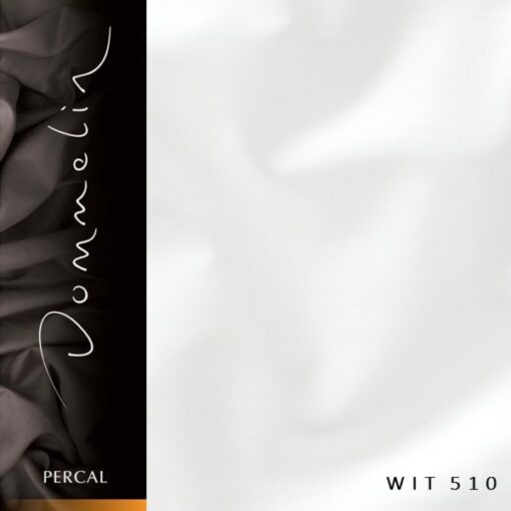 Dommelin Percal TC200 hoeslaken topper - wit de-slaapfabriek