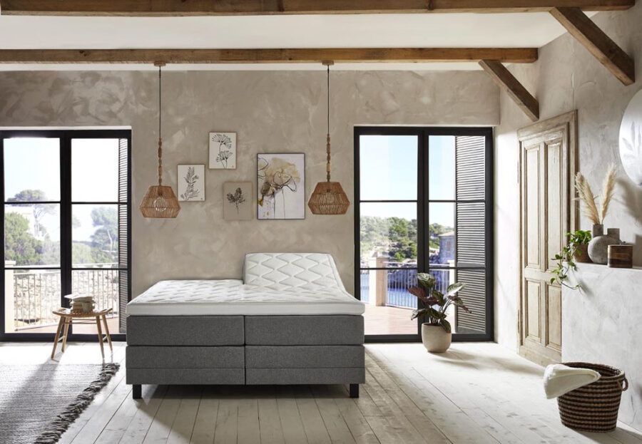 Elektrische boxspring zonder hoofdbord 2 De-Slaapfabriek