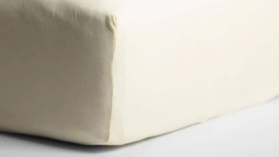 Cinderella jersey hoeslaken topper - ivory de-slaapfabriek 2