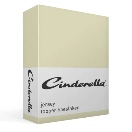 Cinderella jersey hoeslaken topper - ivory de-slaapfabriek 3