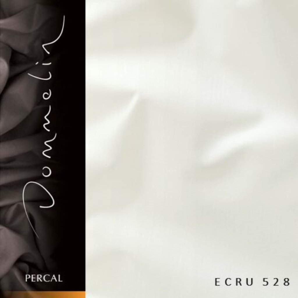 Dommelin Percal TC200 hoeslaken topper - ecru de-slaapfabriek