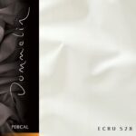 Dommelin Percal TC200 hoeslaken topper - ecru de-slaapfabriek