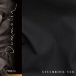 Dommelin Percal TC200 hoeslaken topper - steenkool de-slaapfabriek