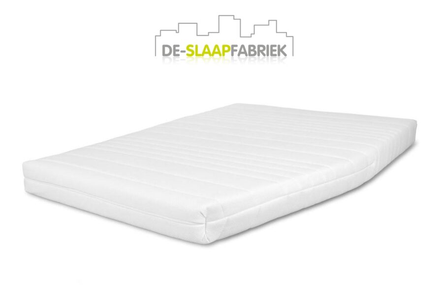 Koudschuim HR55 matras op maat, 18 cm hoog, met afschuining, stevig de-slaapfabriek