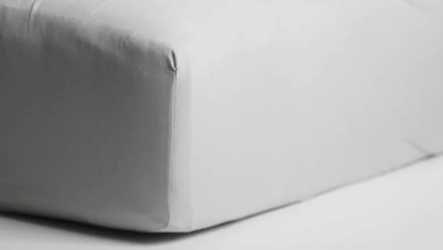 Cinderella Jersey hoeslaken topper - licht grijs 2 de-slaapfabriek