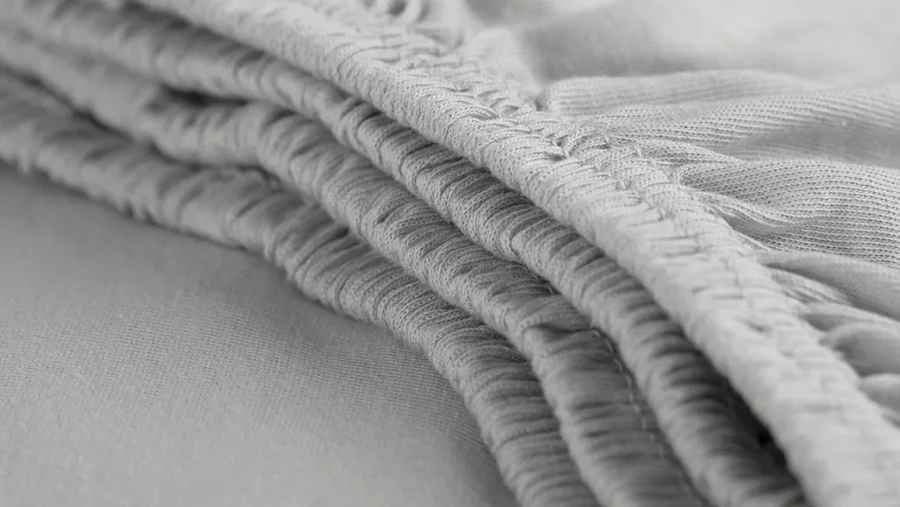 Cinderella Jersey hoeslaken topper - licht grijs 4 de-slaapfabriek