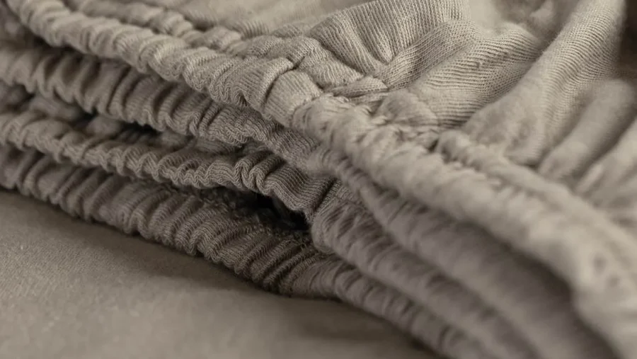 Cinderella Jersey hoeslaken topper - taupe 4 de-slaapfabriek