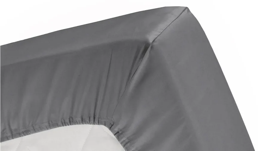 Cinderella jersey split hoeslaken topper - antraciet 3 de-slaapfabriek