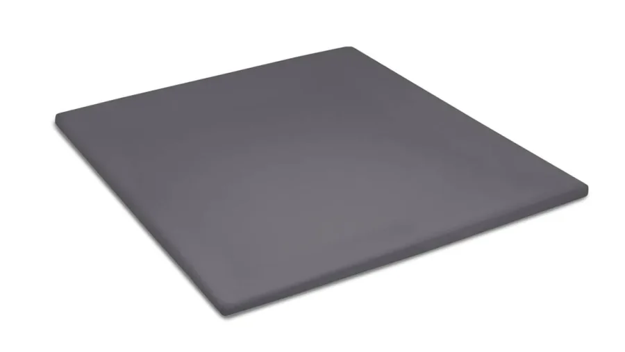 Cinderella katoen satijn hoeslaken topper - antraciet de-slaapfabriek 2