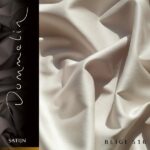 Extra breed dekbedovertrek Dommelin satijn double face beige de-slaapfabriek