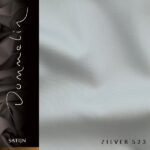 Extra breed dekbedovertrek Dommelin satijn double face zilver de-slaapfabriek