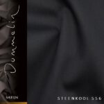 Extra breed dekbedovertrek Dommelin satijn steenkool de-slaapfabriek