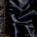 Extra breed dekbedovertrek Dommelin satijn zwart de-slaapfabriek