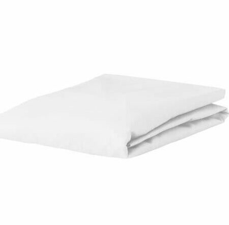 Essenza hoeslaken katoen satijn topdekmatras - wit 1 De-Slaapfabriek