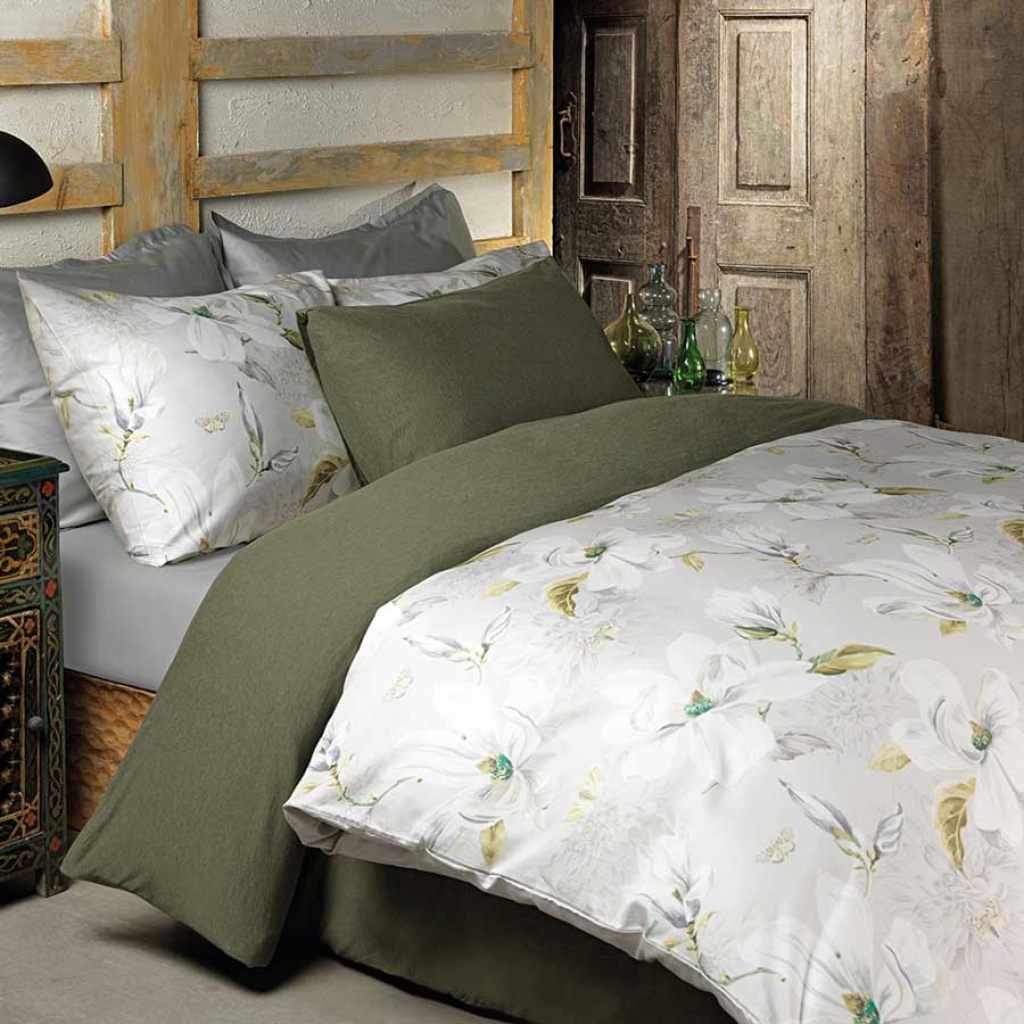 Dekbedovertrek Merano Zilver De-Slaapfabriek