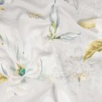 Dekbedovertrek Merano Zilver Detail De-Slaapfabriek