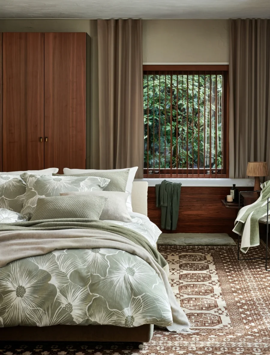 Dekbedovertrek Bloomline Pistache Vandyck Sgaap 1